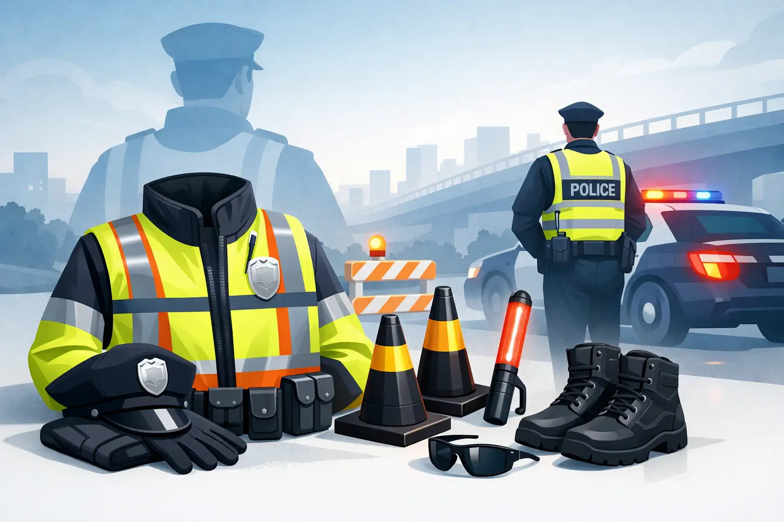 Traffic Safety Gear for Police That Holds Up