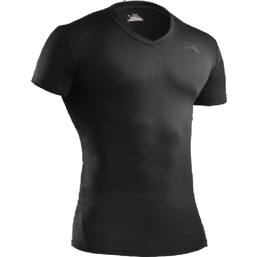 UA Men's Tactical HeatGear Compression V-Neck T-Shirt Under Armour