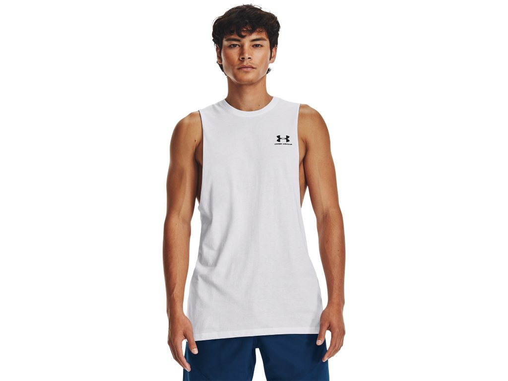 Men's UA Sportstyle Left Chest Cut-Off Tank Under Armour