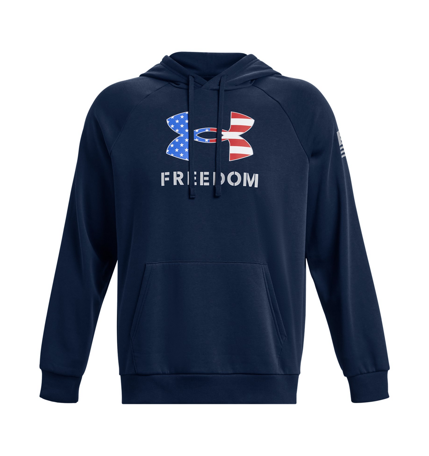 UA Freedom Rival Fleece Big Flag Logo Hoodie Under Armour