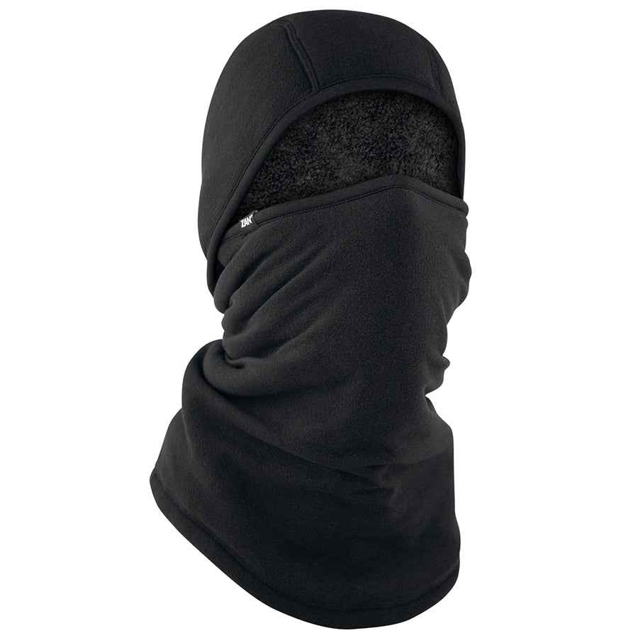 Zan Balaclava SportFlex Series High Pile Fleece Black