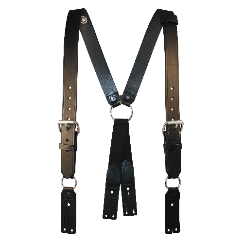 Firefighter's Suspenders, Button Attachment Boston Leather