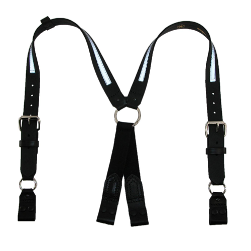 Firefighter's Suspenders, Button Attachment Boston Leather