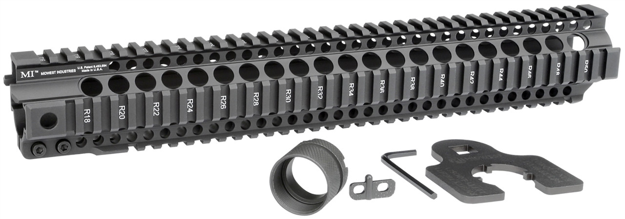 Combat Rail T-Series One Piece Free Float Handguard Midwest Industries