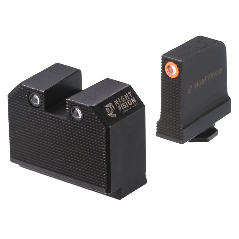 Optics Ready Stealth Night Sight Set for Walther PDP/PPQ w/ DPP/509T/Romeo Pro Night Fision
