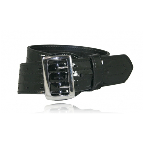 Sam Browne Belt, Four-Row Stitched, 2 1/4 Wide Boston Leather