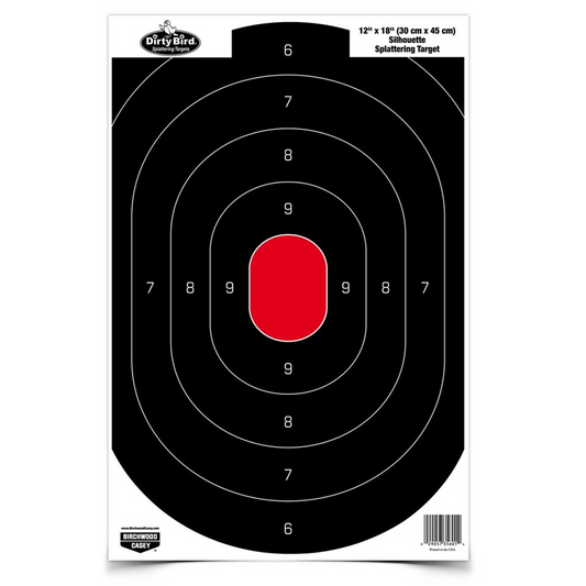Dirty Bird 12 x 18 Silhouette Target Birchwood Casey