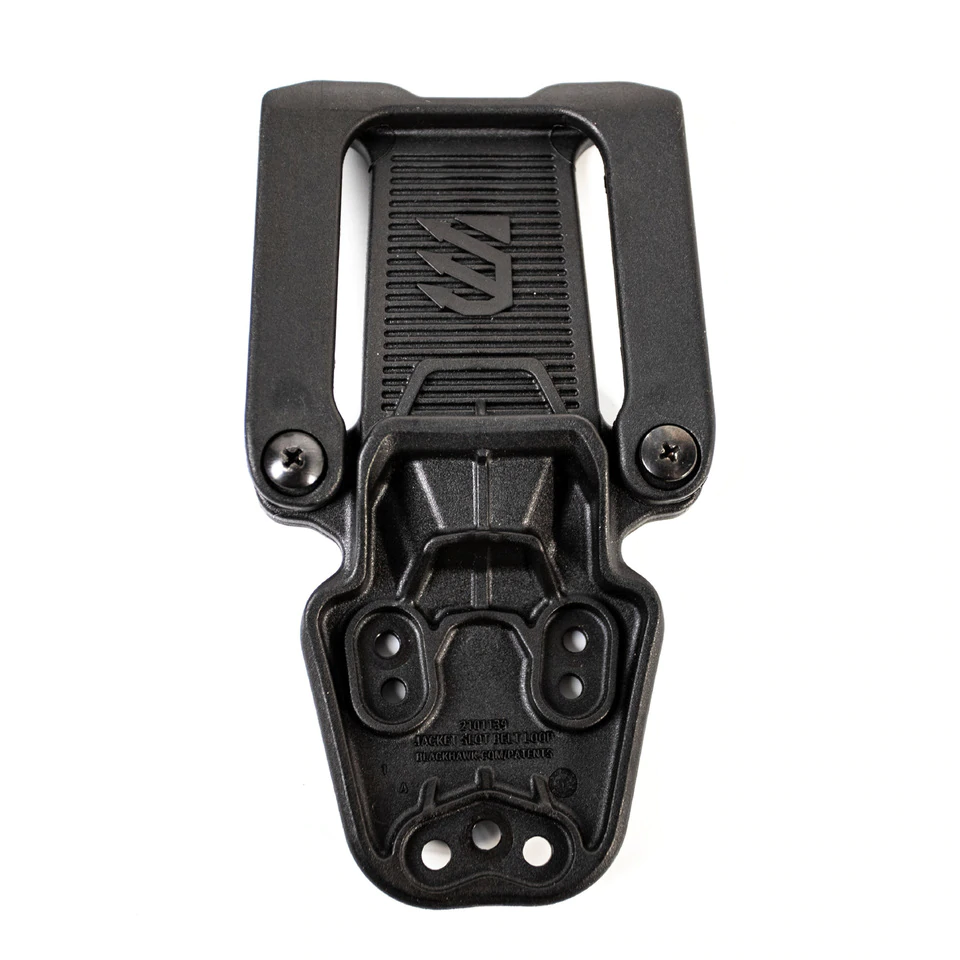 T-Series Black Jacket Slot belt loop, Clam BLACKHAWK!