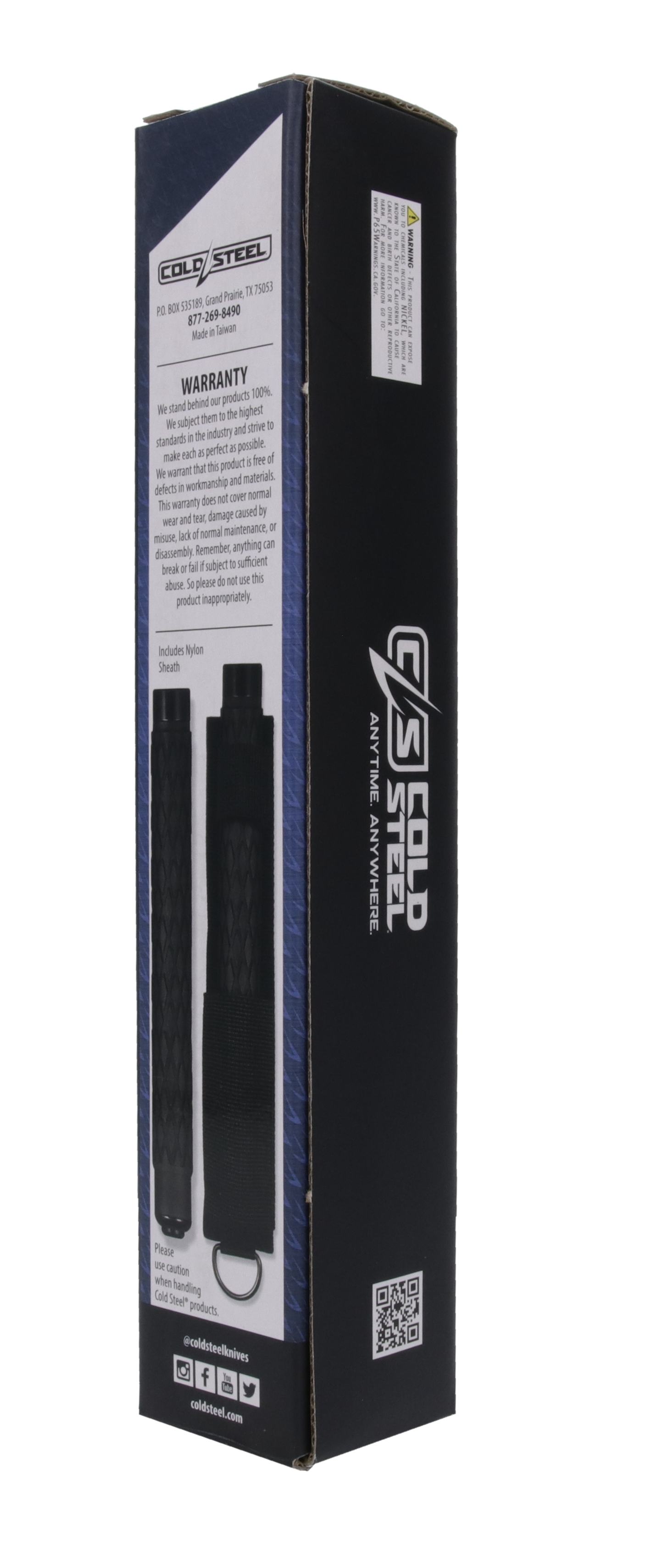 26 EXPANDABLE STEEL BATON W/ NYLON POUCH Cold Steel