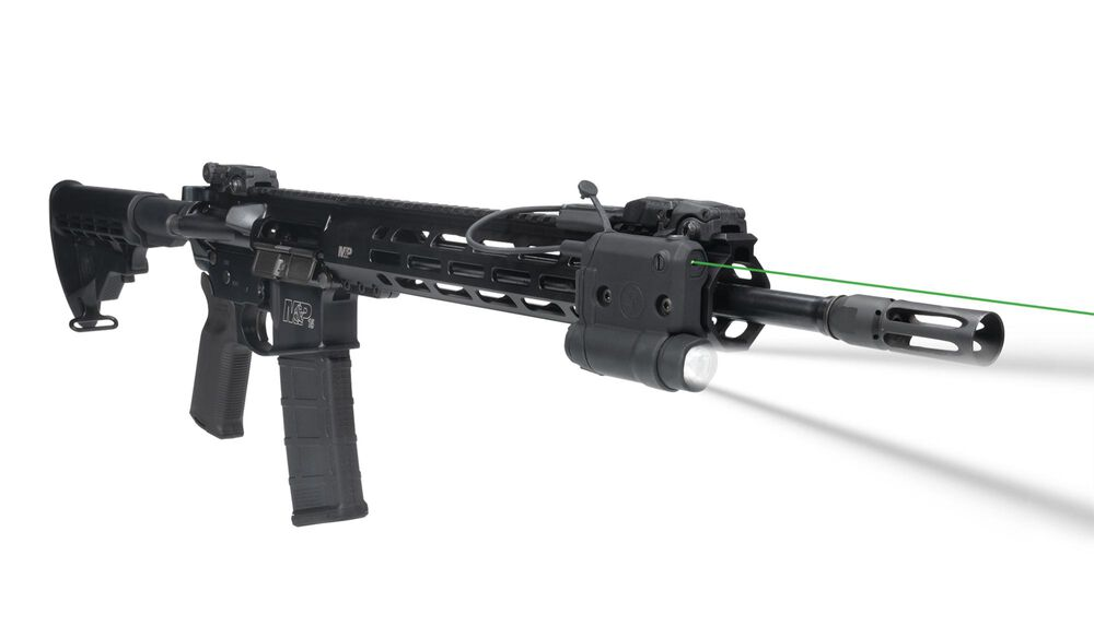 CMR-301 RAIL MASTER PRO GREEN LASER SIGHT & TACTICAL LIGHT SYSTEM FOR AR-TYPE RIFLES Crimson Trace