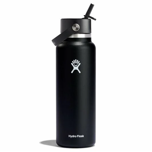 40 oz Wide Mouth with Flex Straw Cap Hydro Flask