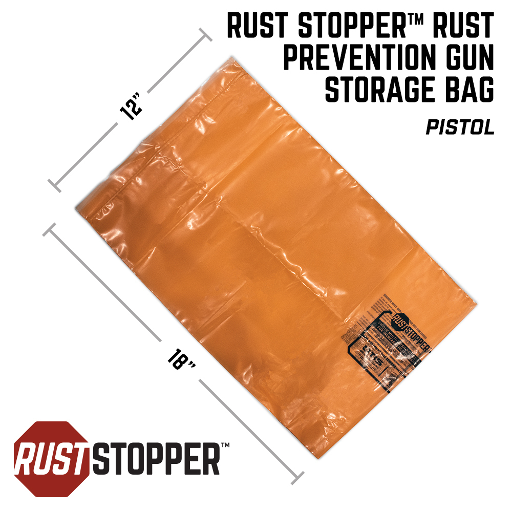 RUST STOPPER RUST PREVENTION STORAGE BAG - PISTOL Otis Technology