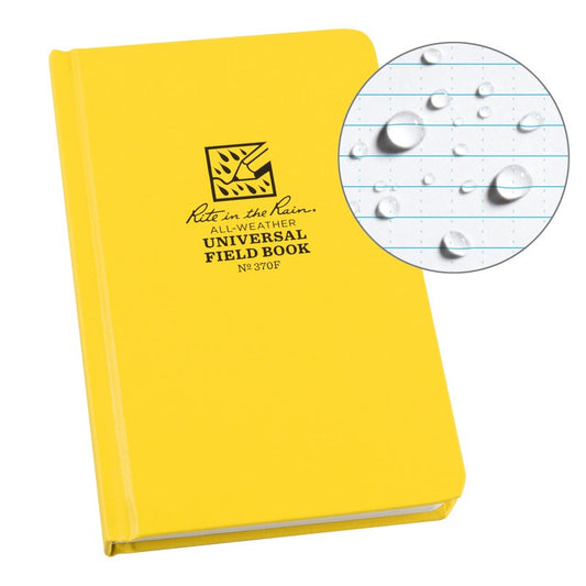 Fabrikoid Universal Hard Cover Book - 4.75 x 7.5 Yellow Rite in the Rain