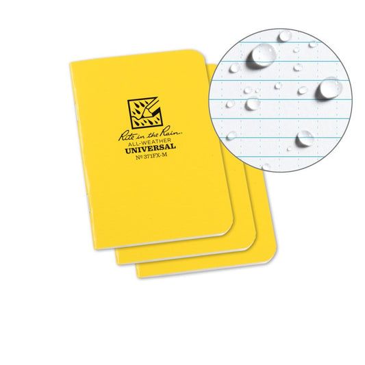 Stapled Notebook - 3.25 x 4.625 - 3 Pack Rite in the Rain