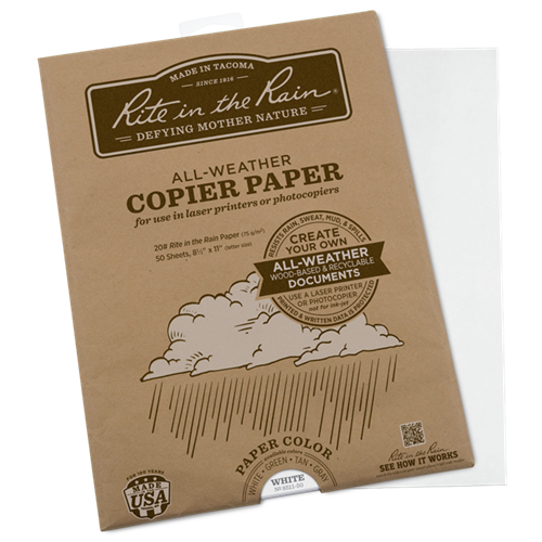 All-Weather Copier Paper (8.5'' x 11'') Rite in the Rain