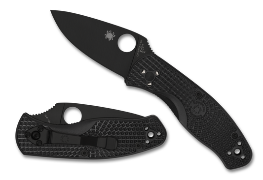 Persistence Lightweight Black Blade Combo Spyderco