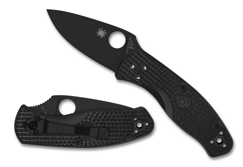 Persistence Lightweight Black Blade Combo Spyderco