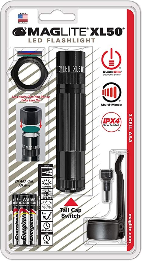 XL50 LED 3 AAA-Cell Flashlight Maglite