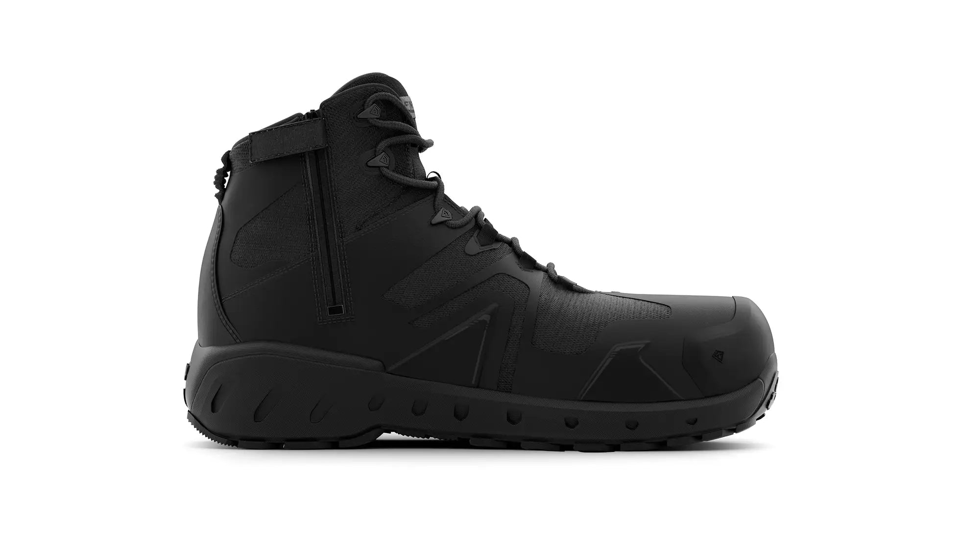 Men's 5"" AERO-TAC Safety Toe Side-Zip Mid First Tactical