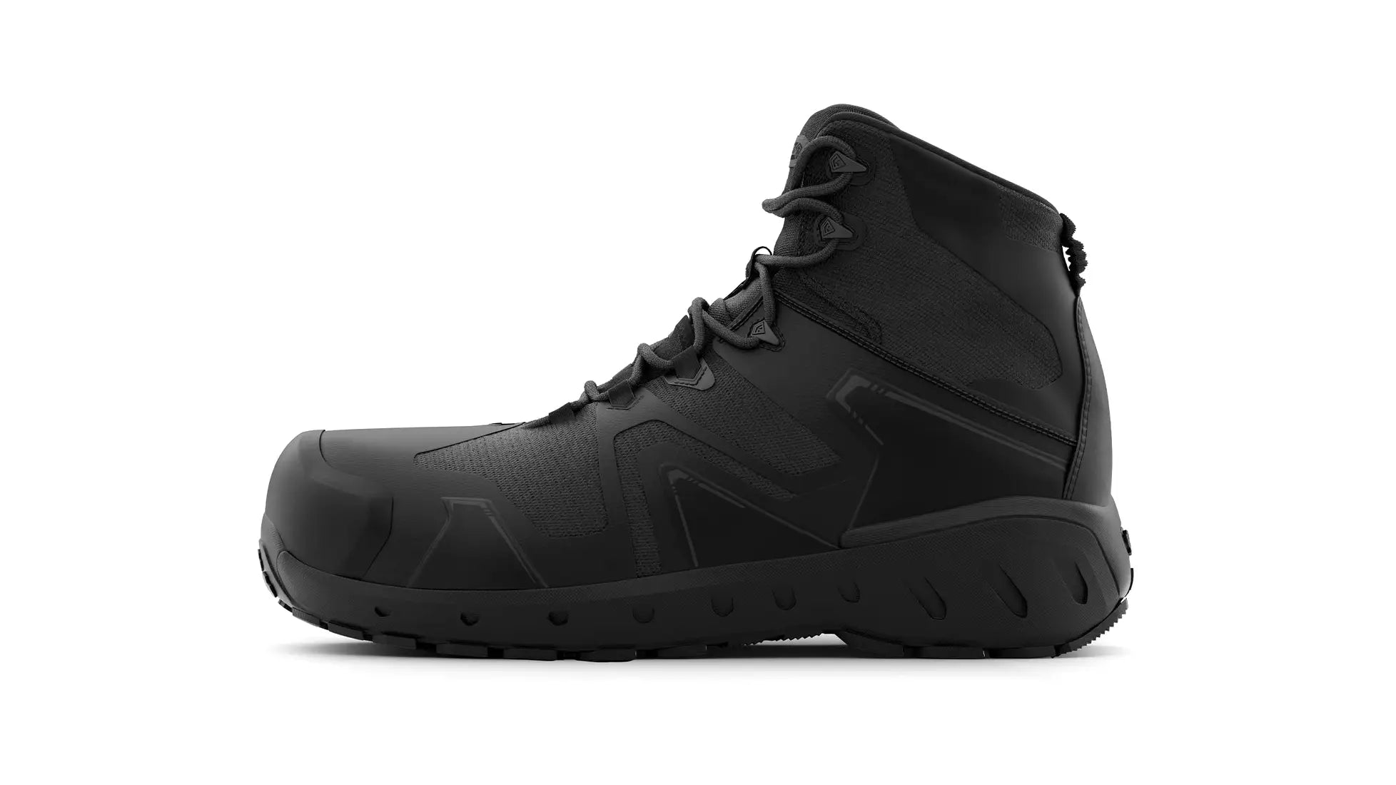 Men's 5"" AERO-TAC Safety Toe Side-Zip Mid First Tactical