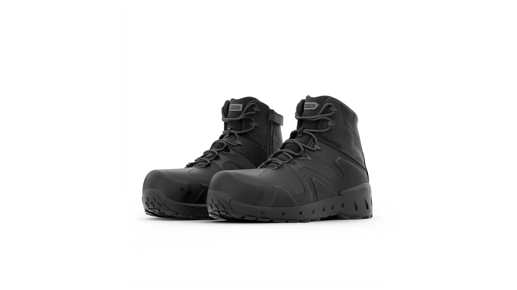 Men's 5"" AERO-TAC Safety Toe Side-Zip Mid First Tactical